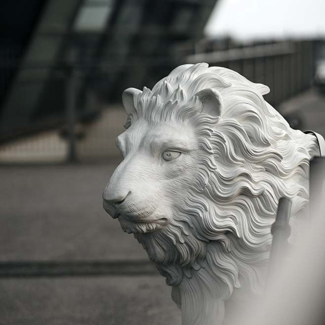 Lion Lamp with Home ...