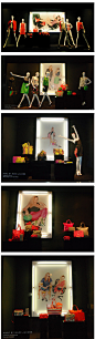 Marc Jacobs 2012橱窗在巴黎（Galeries Lafayette）老佛爷百货商店_专卖店设计_设计时代网
