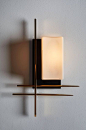 Mid-Century Modern Pair of Sconces by Arlus For Sale