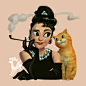 Holly Golightly, David Ardinaryas Lojaya : Holly Golightly from breakfast at Tiffany's 
support me on http://patreon.com/artspell