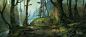 Albion Online - Steppe, Forest and the Passage, Daniel Alekow : Here is the next batch of loading screens from Albion Online, this time showing various of the landscapes of Albion! Let me know what you think. <br/>If you'd like to see more of my ske
