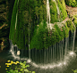 位于罗马尼亚的一个颇为独特的瀑布