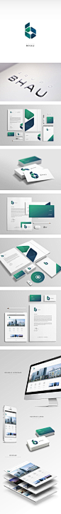 Grupo BHAU by Diego Leyva, via Behance | Awesome branding & identity …