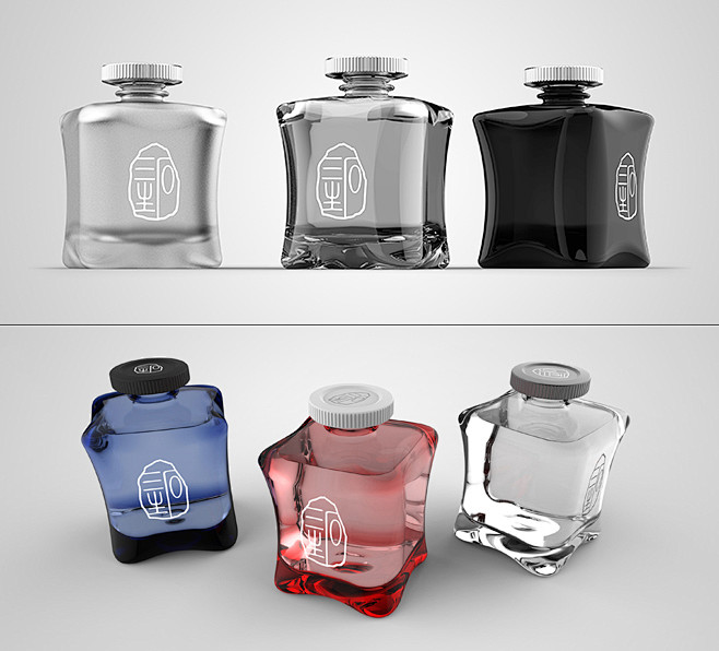 酒瓶造型设计：本方案以三生石这个品牌的名...