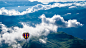 General 1920x1080 landscape hot air balloons mountains clouds