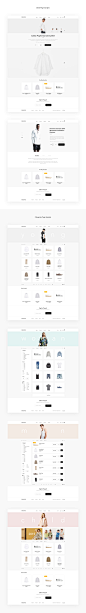 Forever Modern Fashion Theme UX / UI on Behance