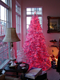 粉色圣诞树 #书房#