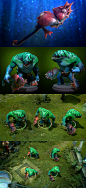 Dota2 Bludgeon of the Aquatic Steed by polyphobia3d