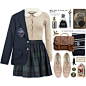 A fashion look from December 2015 featuring Dorothy Perkins, navy blazer and pleated skirt. Browse and shop related looks.