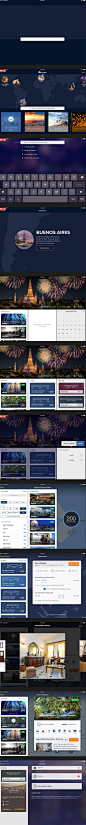 Expedia酒店和航班 iPad界面设计 - iPad界面 - 黄蜂网woofeng.cn