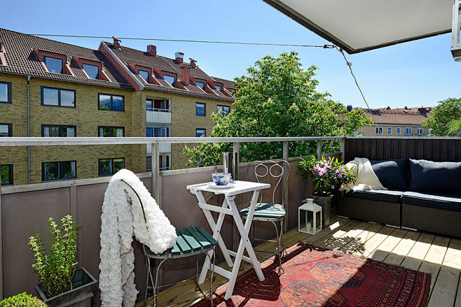 瑞典的最近重新翻新的公寓（北欧风格-套房...