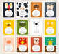 2015卡通动物日历矢量素材，素材格式：AI，素材关键词：动物,鸡,2015年,猪,火鸡,年历,老虎,蛇,猩猩,海象,白熊