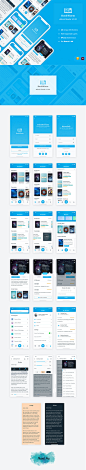 #UI设计# #APP模版#
完美的手机应用电子书阅读购买功能的 APP UI KITS [Sketch,XD]