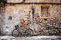 5472x3648 Wallpaper bicycle, wall, building, street