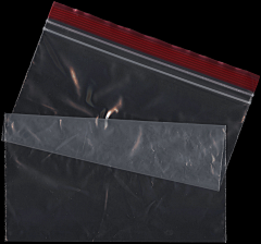 BOOM素材盒采集到潮流复古做旧透明塑料薄膜袋褶皱破损包装自封袋PNG免抠图片素材