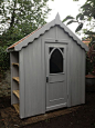 As seen at RHS Chelsea Flower Show, our Chelsea Shed with exterior shelving! a great space optimiser! 2mx1m: