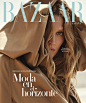 Harper's Bazaar Spain August 2018 : Toni Garrn by Adam Franzino. 西班牙芭莎8月刊Coverstory, 阳光海滩... 一段静谧时光.☀️