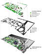 Counts Studio Exploded Axon Diagram Drawing of Proposed Expo Georgia Master Plan