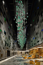 W Dubai – The Palm Hotel | Lasvit : Walking through the spaces of the brand new W Dubai – The Palm hotel is a bit of a game, one where you look for the hidden design cues. The spirit of W is imbued into the hotel’s very DNA, including the shape of sound w