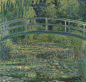 莫奈—《池塘睡莲和日本的桥》