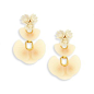 Lele Sadoughi Island Shell Drop Earrings