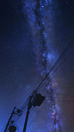 樱花、繁落采集到星空