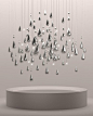 Looking for a breathtaking lighting installation? - Raindrop | LUUM — Contemporary lighting design