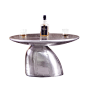 异形铝桌子小茶几迷你工业风蘑菇金属茶几创意个性KTV艺术不锈钢-淘宝网