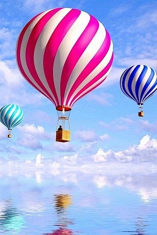 ♥ Hot air balloons