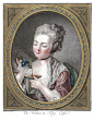 《喝咖啡的女人》1774年，倒在杯垫里当时是这么喝的