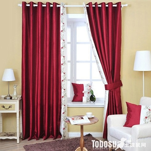 简易窗帘设计图片—土拨鼠装饰设计门户