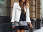 White Leather Jacket