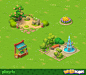 Wildscapes (Playrix) - China Area, Helena Erokhina : My 2D game objects made for mobile game "Wildscapes" by Playrix. These are from 1st area of the game - China.