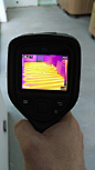 Thermal imaging camera used on underfloor heating