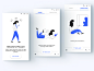 Illustrations for mobile app 'Polycard'