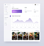 Fitness app design nutrition page design