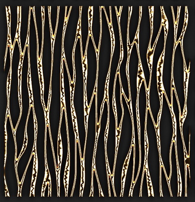 金箔装饰背景流淌线条金色素材