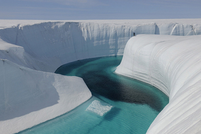 Ice Canyon, Greenlan...