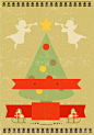 扁平化圣诞节海报背景素材图片欣赏_设计素材_AI格式_图片2200x3143像素_图片编号2960000-爱集网