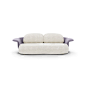 Lewis Two Seat Sofa by Circu | Covet House : Lewis Two Seat Sofa, by Circu, uses its fluidity to transpire warmth and comfort, using two very distinct fabrics, a contemporary item. The seating and back...