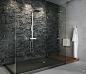 Slate bathroom : Modern slate bathroom design