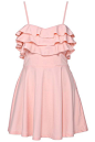 Same dress, different color.ROMWE Layered Pink Camisole Bandeau Dress