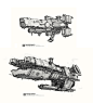 Additional Titanfall 1 design work, Kevin Anderson : Sketches and designs for the first Titanfall game.