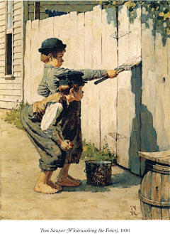 爱好艺术的朋友采集到H Norman Rockwell（诺曼 洛克威尔）