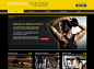 Fitness Training Template - Call attention to your gym or fitness center with the vivid color scheme and sharp design of this free template. This is the ideal place to advertise your facilities, rates, and training packages. Craft a customized website and