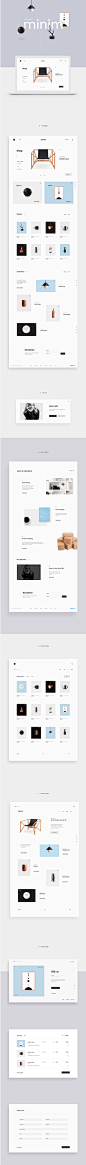 Minim E-commerce Website on Behance