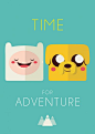 Posters e Ilustrações- Time for Adventure