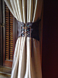 Corseted Tiebacks for Drapery and Curtain by DetailsPatterns: 