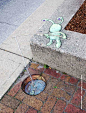 David Zinn 有趣的街头涂鸦作品-设计之家