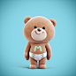 Mascot Baby : Character created to Manikraft company.